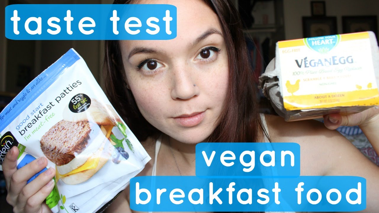 Vegan Breakfast Taste Test // VeganEgg, Bacon & Sausage