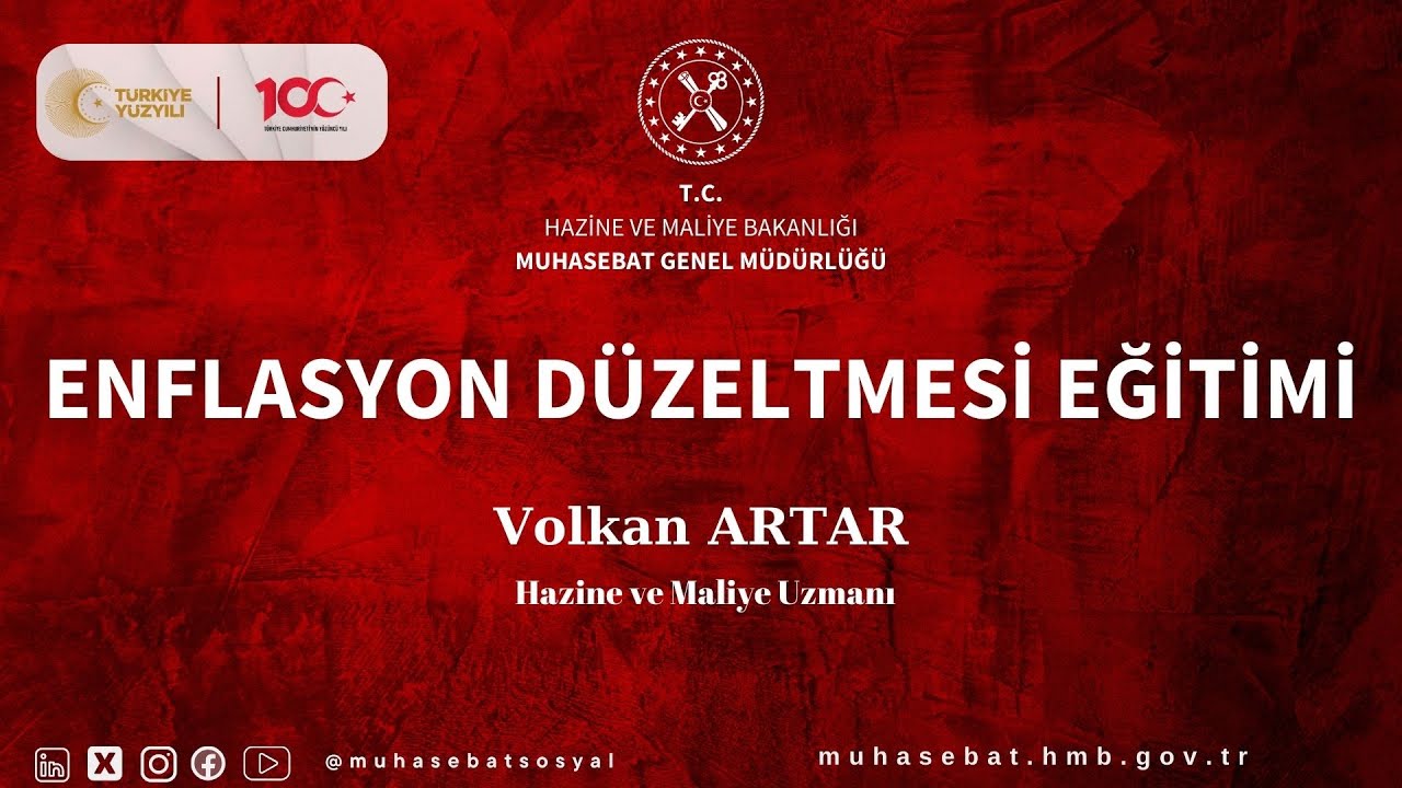 Enflasyon Düzeltmesi Eğitimi (Volkan ARTAR)
