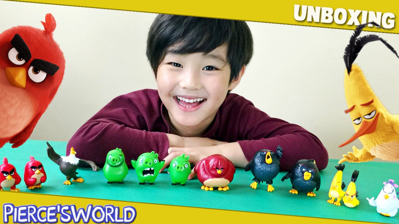 Angry Birds movie toys for kids - 12 collectible figures - Pierce'sWorld