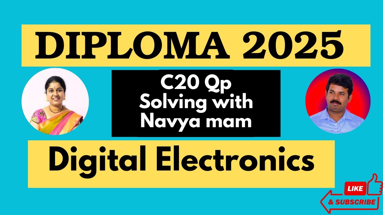 Digital Electronics(DE) ||Passing package with Question paper || Diploma ||