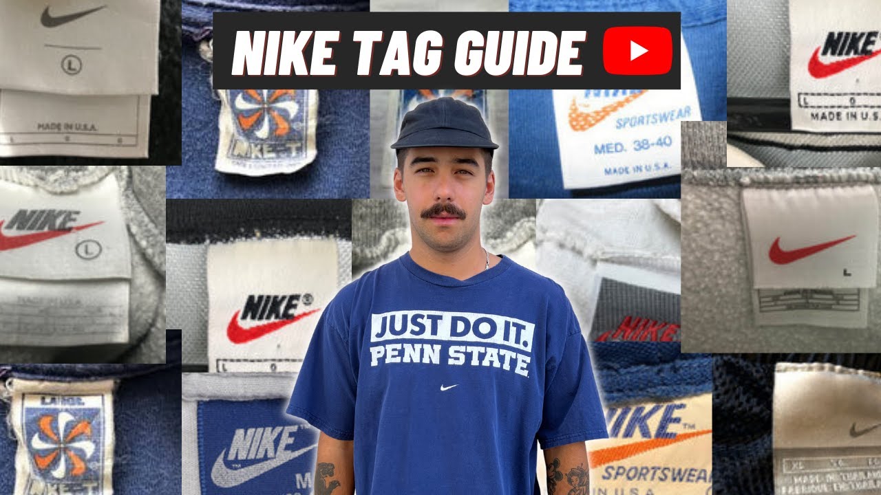 Vintage Nike Tag Guide
