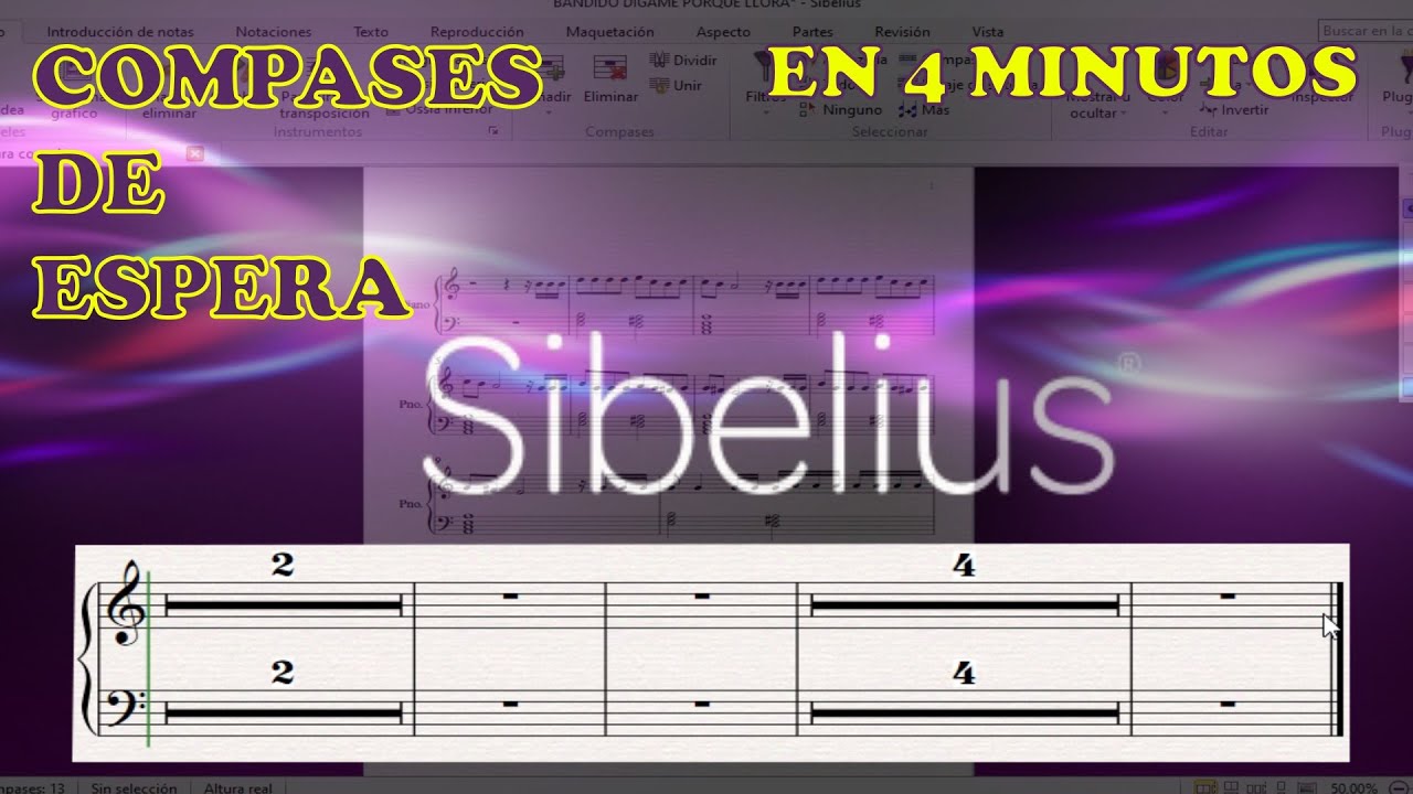 😲 !Haz esto AHORA  y CREA y AGRUPA compases de espera en SIBELIUS 8 [100% EFECTIVO] ¡🚀