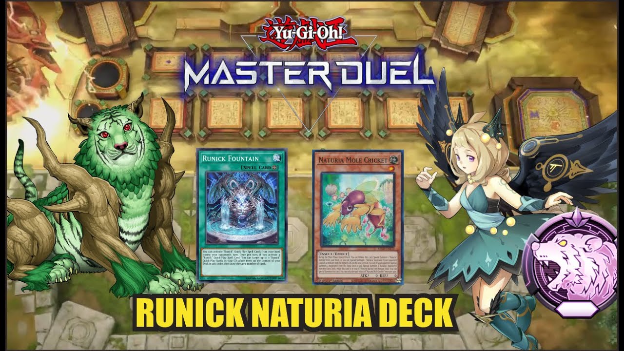 Runick Naturia Deck for Diamond ~ Yu-Gi-Oh! Master Duel Season 46