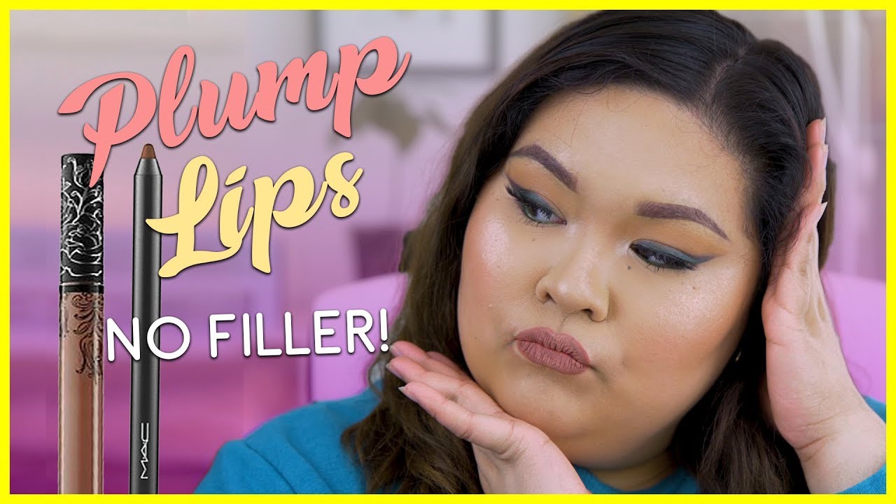 HOW TO GET BIG LIPS WITH MAKEUP! || Just Chab