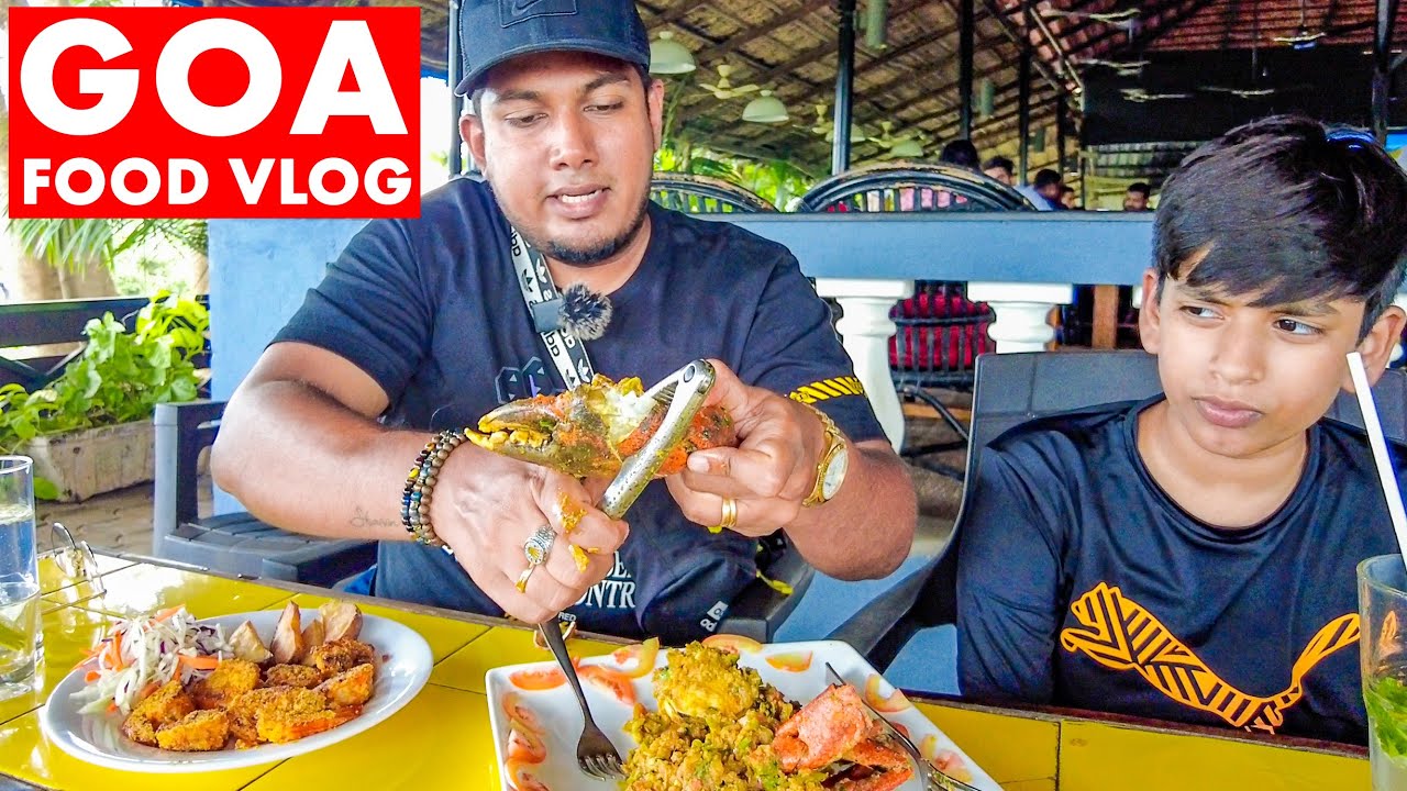 GOA'S FAMOUS SEAFOOD | FAT FISH RESTAURANT | CALANGUTE | GOA FOOD VLOG | GOA VLOG | GOA 2021 | BAGA