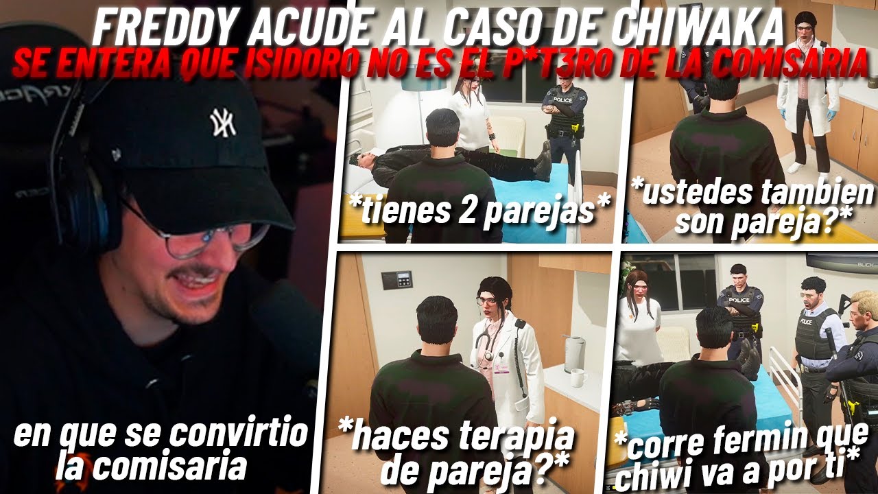 FREDDY(dess) se SORPRENDE CON EL CASO DE CHIWAKA🤣 *ninguno de la comisaria esta a salvo*😂