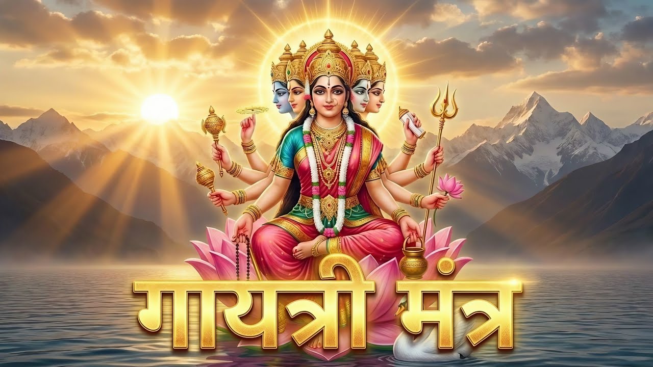 गायत्री मंत्र 108 बार | ॐ भूर्भुवः स्वः | मन की शांति के लिए सुबह जरूर सुनें