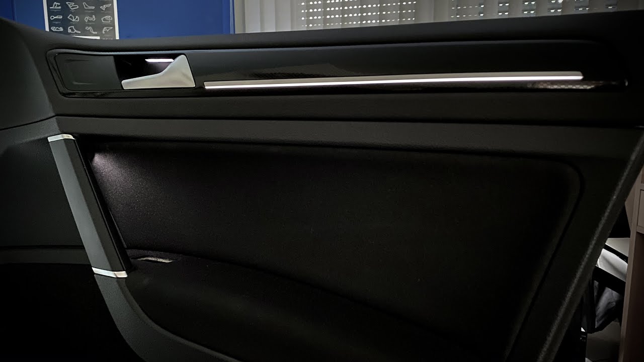 VW Golf MK7 (5G) interior ambient light installation (part 1)