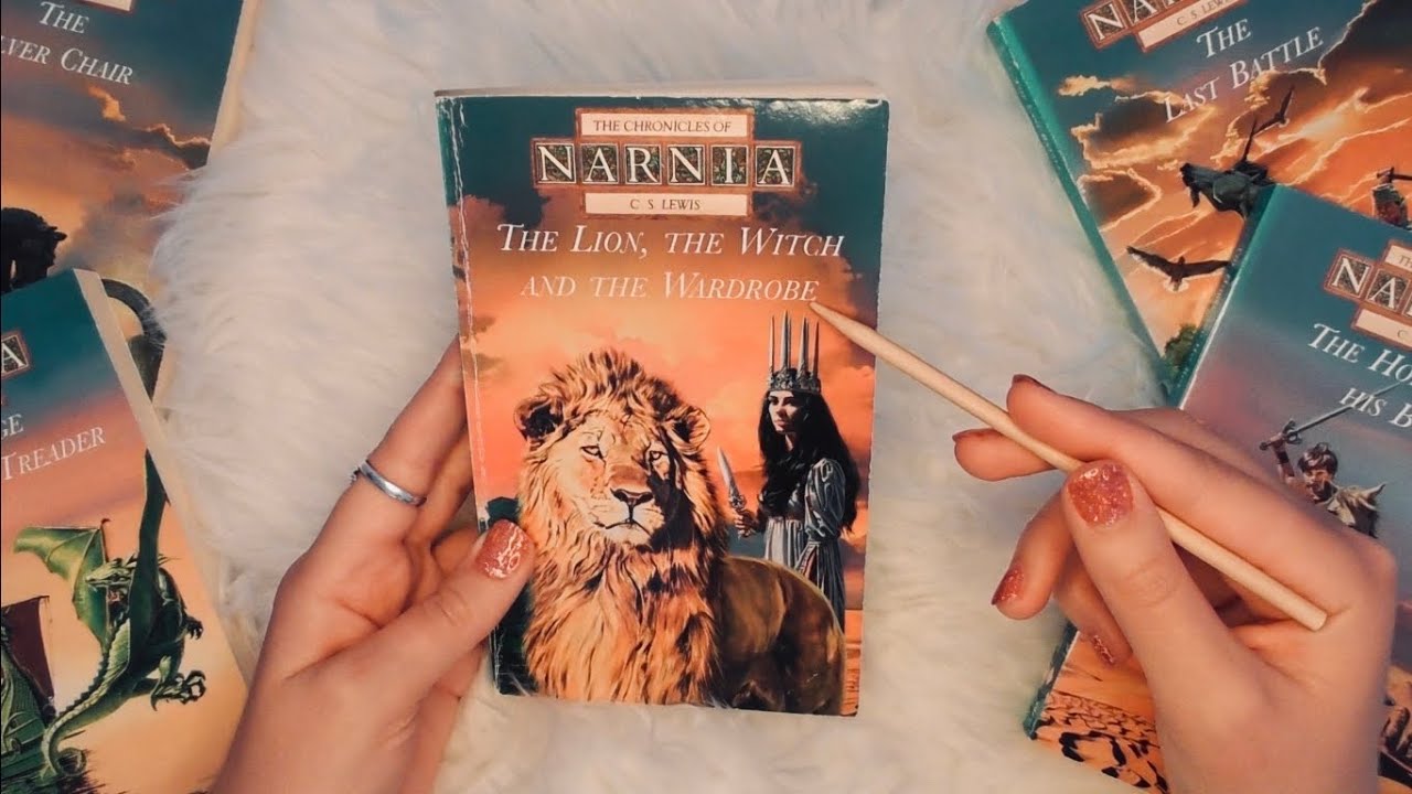 Inaudible Reading of 'The Lion, the Witch and the Wardrobe' ASMR | super tingly, clicky whispers