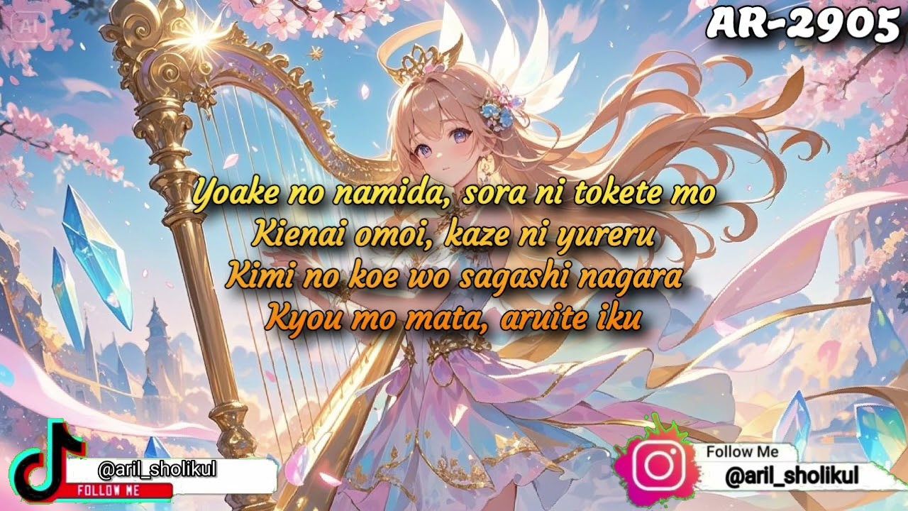 タイトル: 夜明けの涙 (Yoake no Namida)(Air Mata di Fajar) Lyrics [AR-2905]