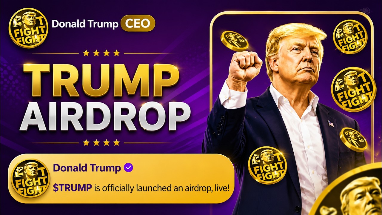 Trump Coin Airdrop | New Crypto Airdrop Claim Up To 30,000$