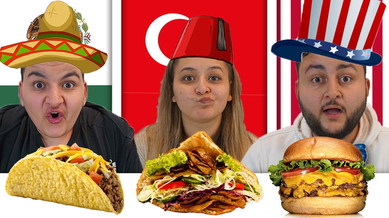 🌮 L&Auml;NDER FAST FOOD GERICHTE CHALLENGE  | Can Wick
