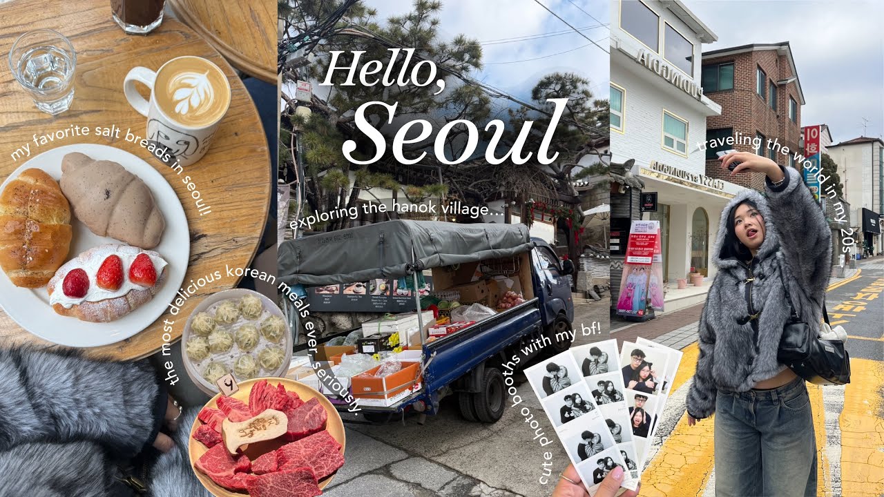days in my life in seoul ☕️🌷 | salt bread café, hanwoo, hannam-dong & traveling with my bf!