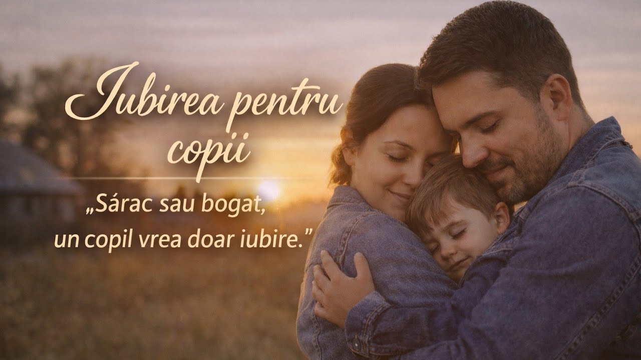 Iubirea pentru copii | Sărac sau bogat, un copil vrea doar iubire.