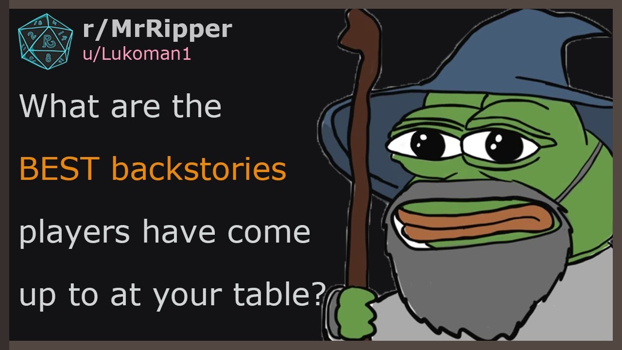 DM, какие ЛУЧШИЕ предыстории придумали игроки за вашим столом? #dnd