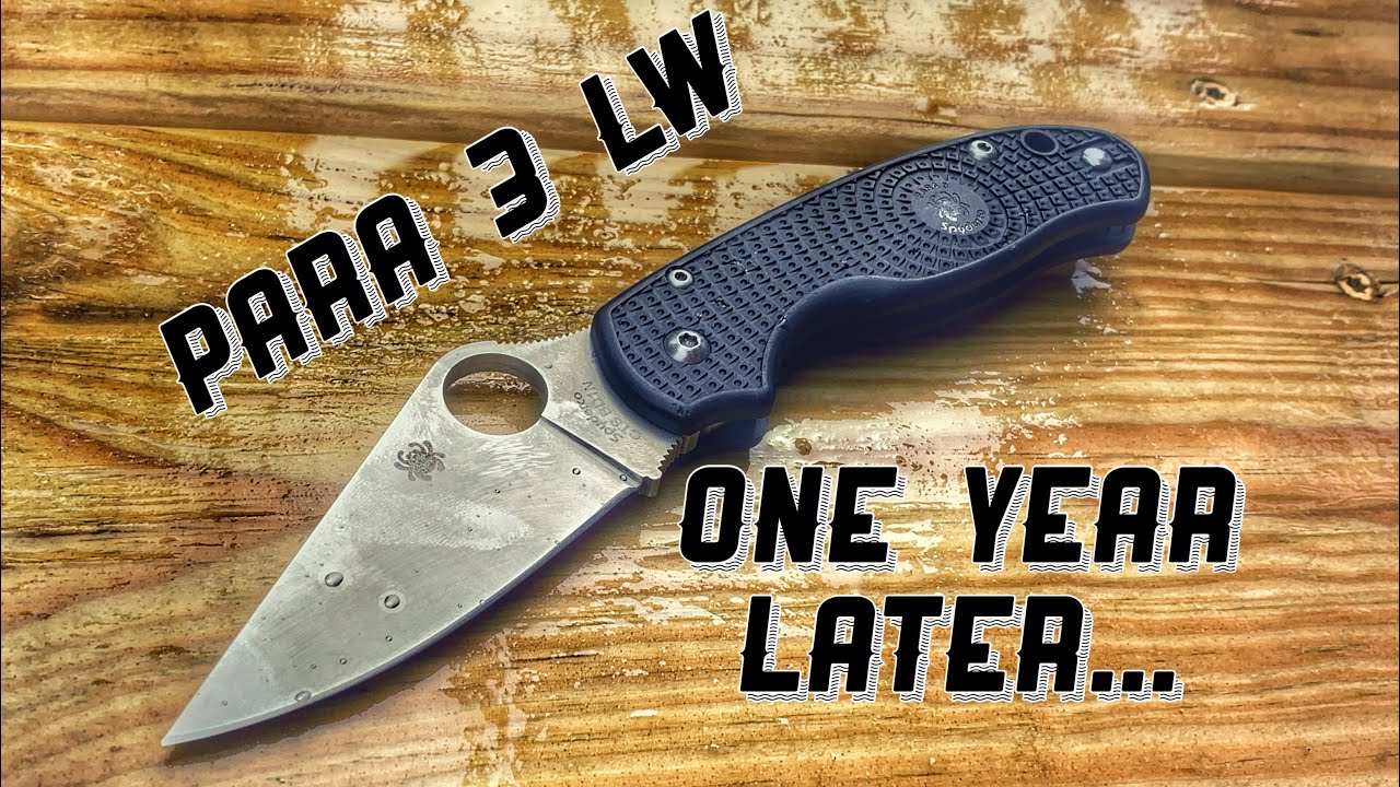Spyderco Para 3 Lightweight: One Year Later...