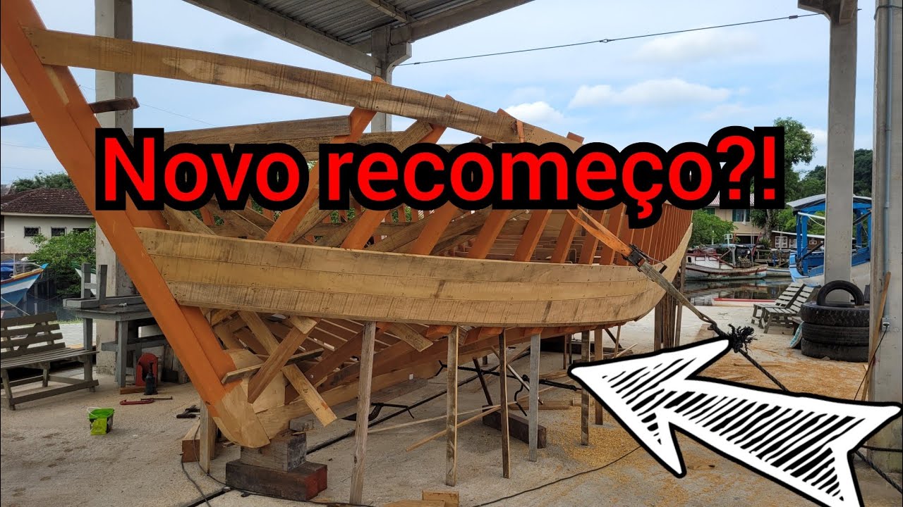 Partiu pesca? Novo Recomeço? Fazendo embarcação para arrasto de camarao