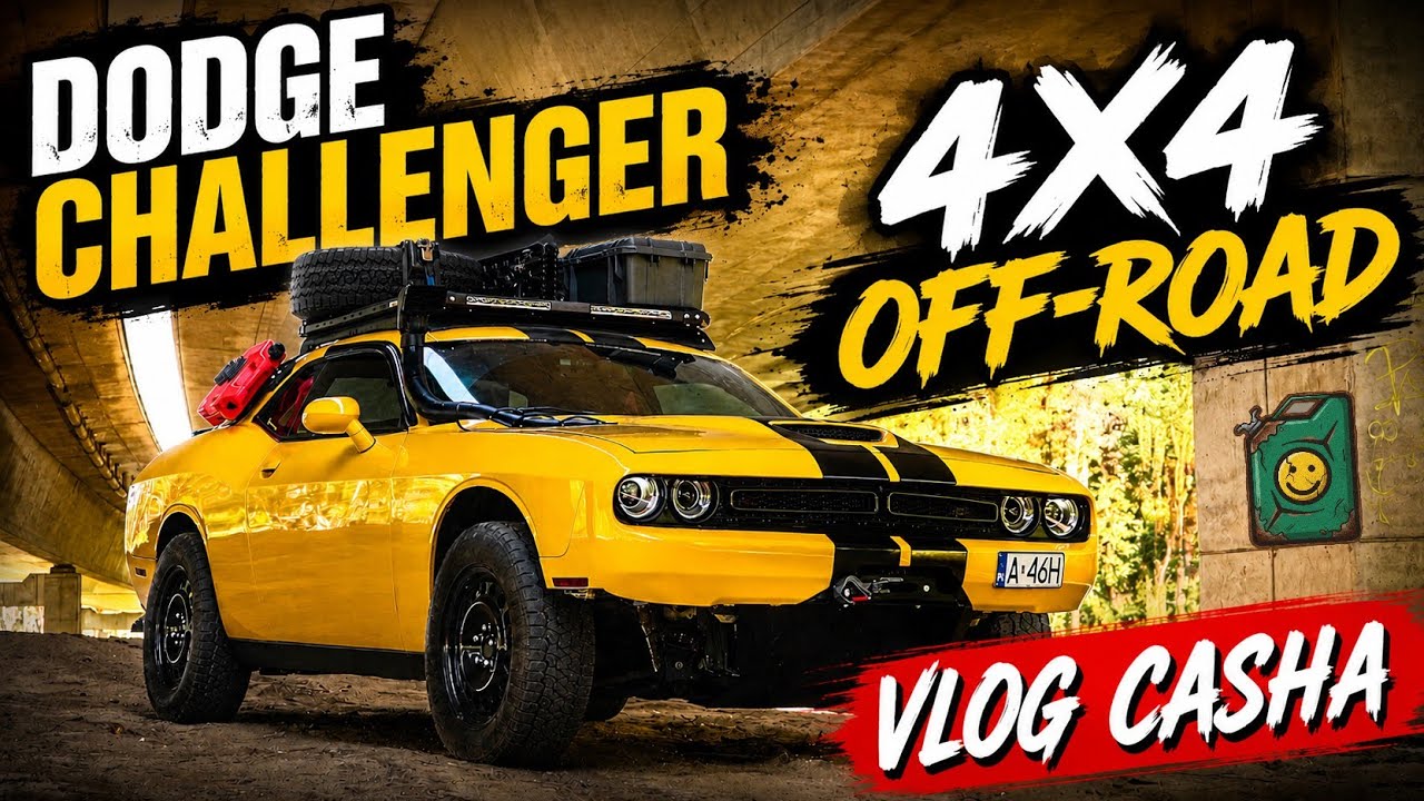 Dodge CHALLENGER 4x4 - Terenowy Muscle Car! @vlogcasha