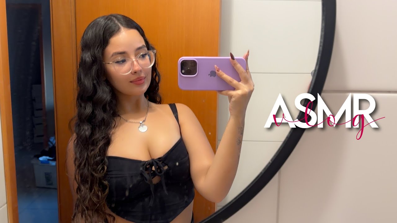 ASMR VLOG - UM DIA COMIGO! 🌸 | trabalho, rotina, unha…