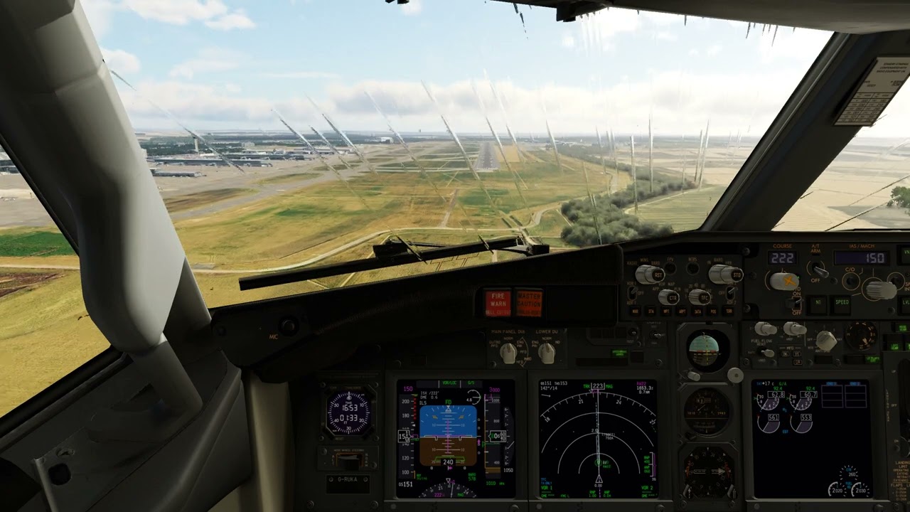 Crosswind at Stansted