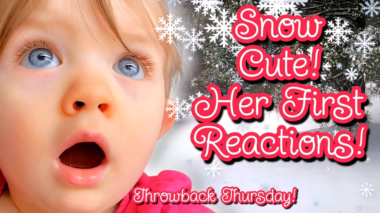 Первый снегопад для Лейни ❄️