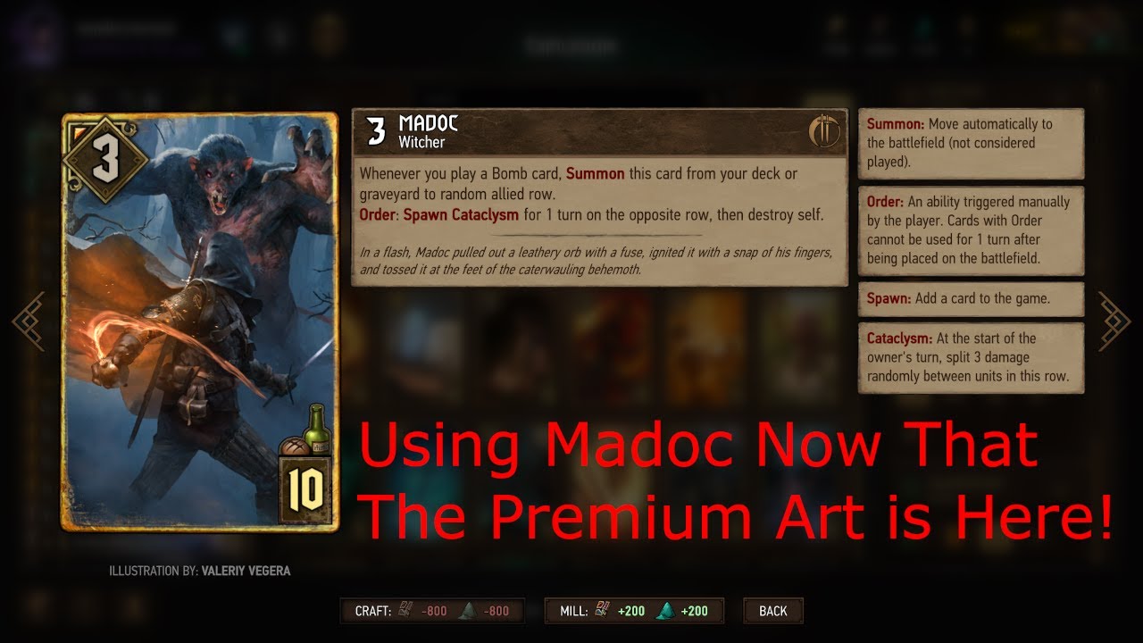 Guerilla Tactics Madoc Deck Profile and Analysis (Gwent Viewer Submitted Deck)