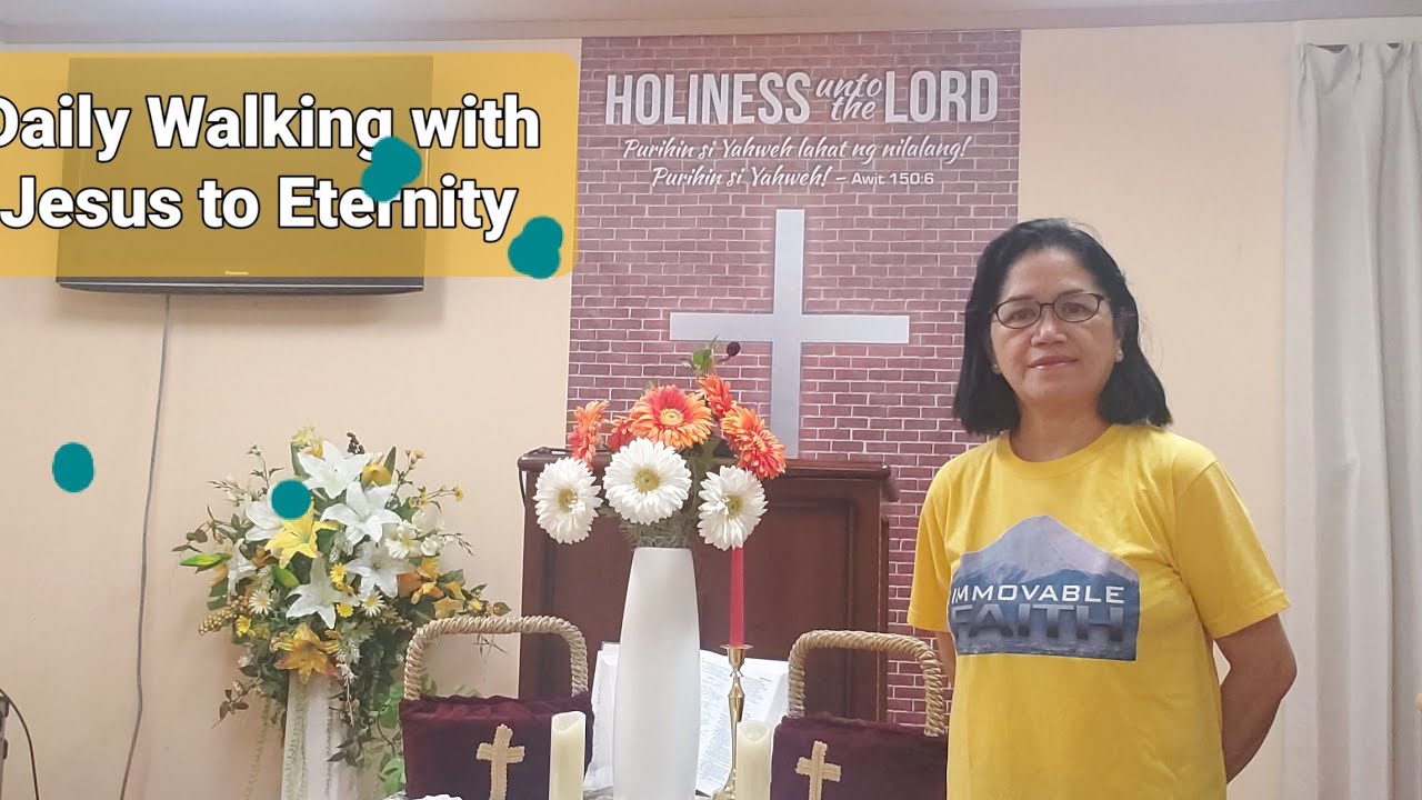 DWJE-2 Corinto 5 :6-10  Let us live by faith and not by sight.