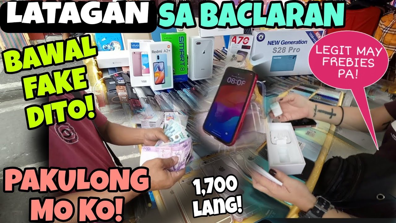 LATAGAN ng CP sa BACLARAN|LEGIT 1,700 BRANDNEW presyong BODEGA|SI ATE NA Sampulan SWERTE nya IPHONE