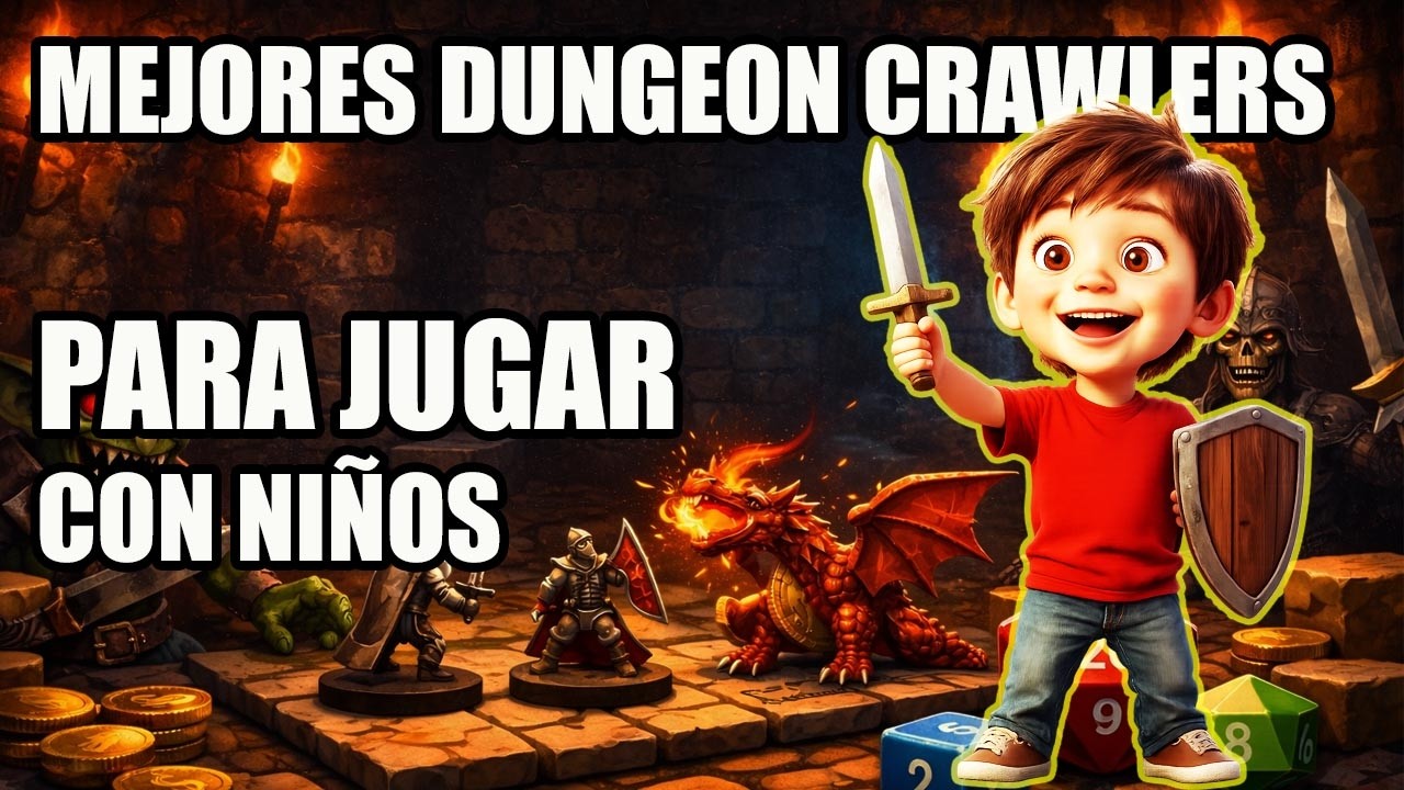 TOP MEJORES DUNGEON CRAWLERS para NIÑOS