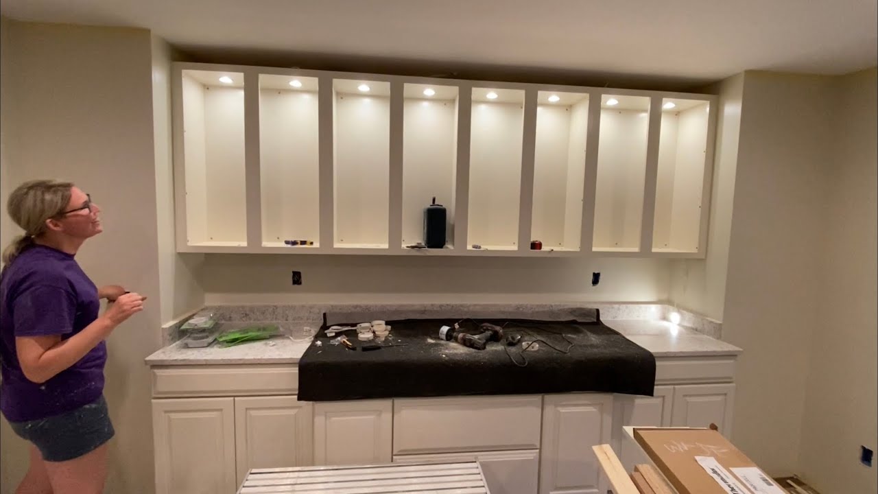 Episode 243: Installing LED cabinet lighting in the dining room!