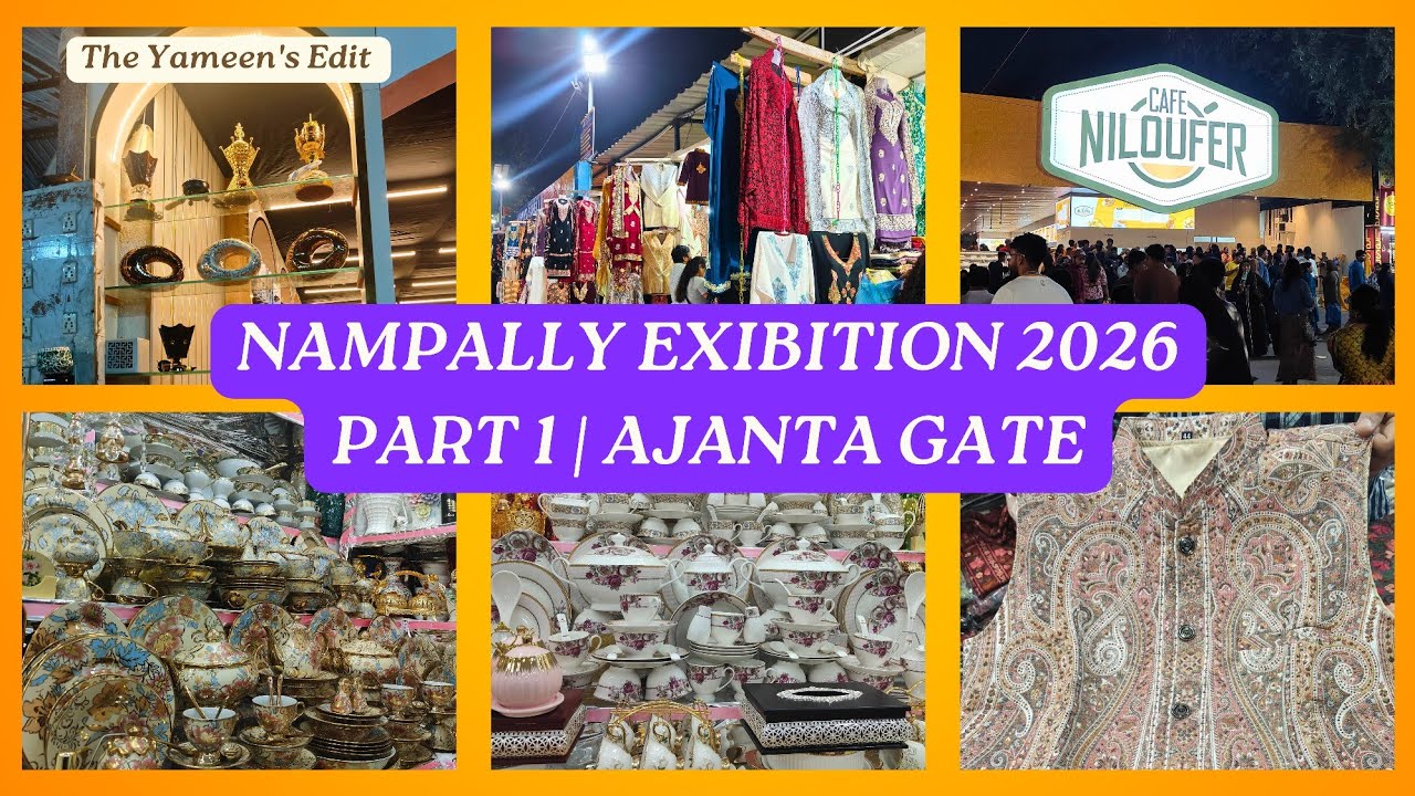 Nampally Exhibition 2026 | Hyderabad Numaish Part 1 | The Yameen's Edit 