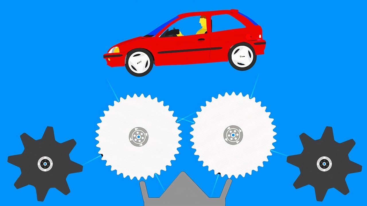 Extreme Car Crashes - Phun Algodoo Destruction Moments