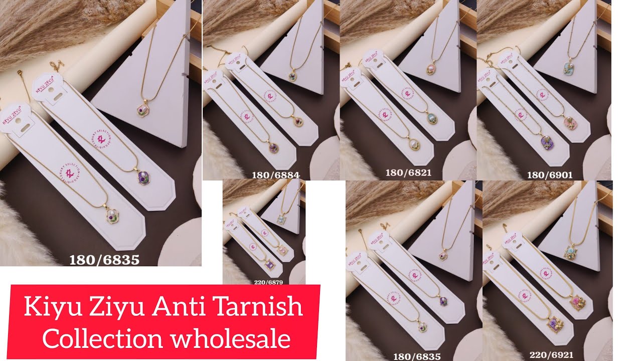 Kiyu Ziyu || Anti Tarnish Necklace Jewellery Collection wholesaler || Suresh Agency Ahmedabad ||