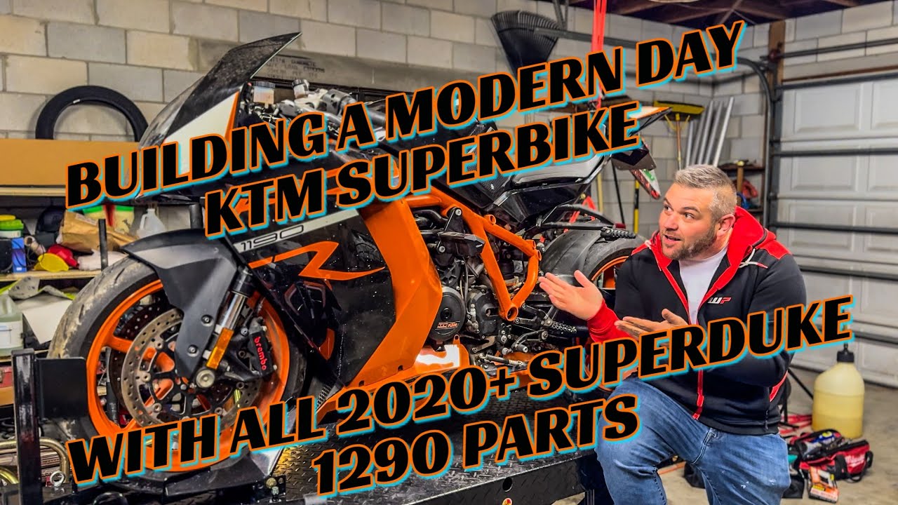 BUILDING A 3RD GEN 1290 SUPERDUKE SWAPPED KTM RC8R!