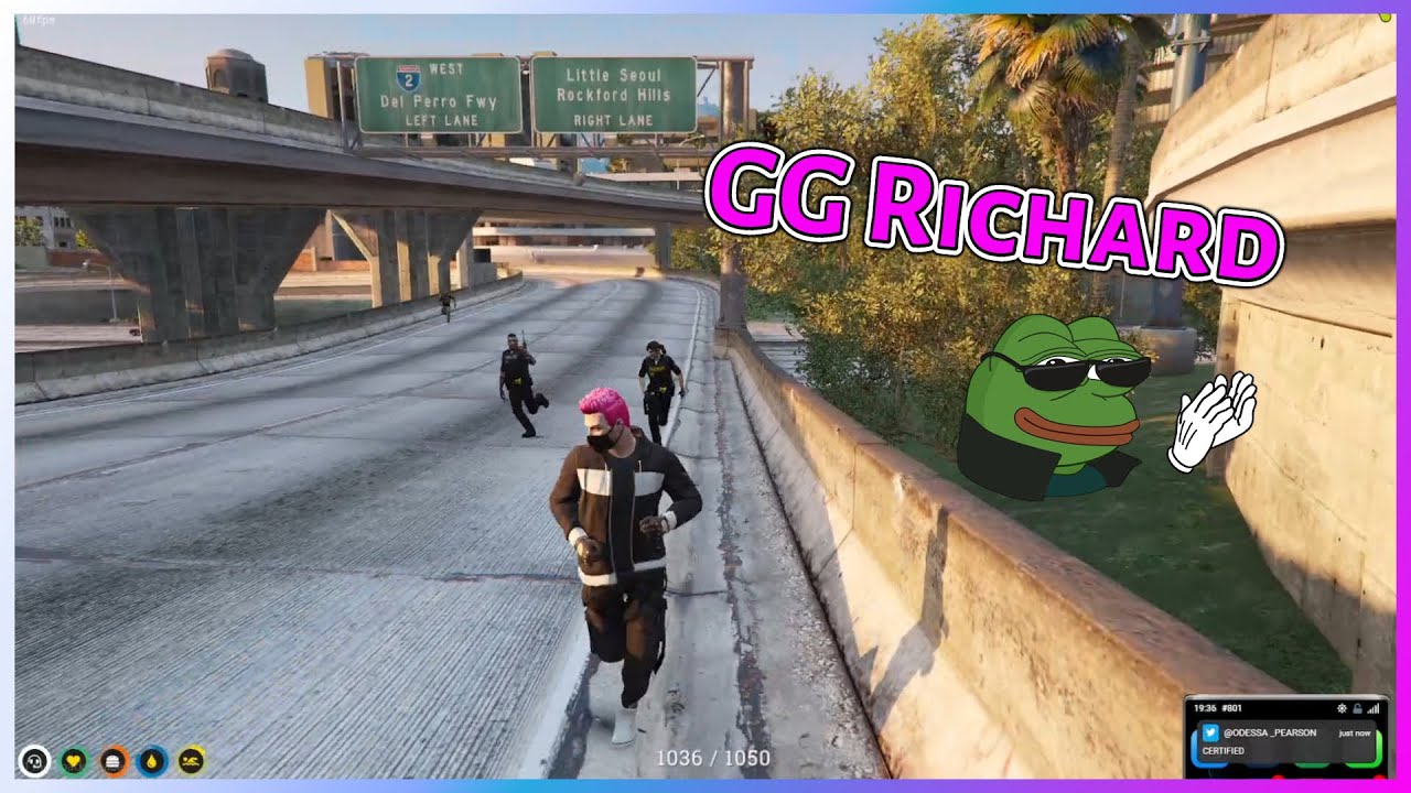 This Is Why Richard Is The Best At Foot Pursuits | NoPixel GTA RP