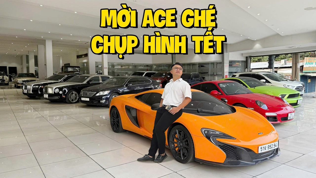 Mời ACE ghé em Quang chụp hình Siêu Xe up Tết. Tiếp tục Tết Sum Vầy Ưu Đãi Sum Vầy.