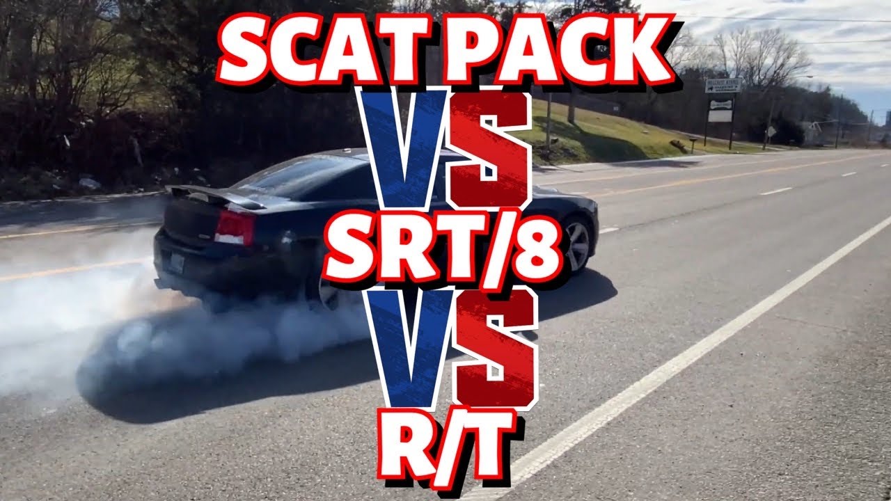 Dodge Charger: 6.4L Scat Pack Vs 6.1L SRT/8 Vs 5.7L R/T!