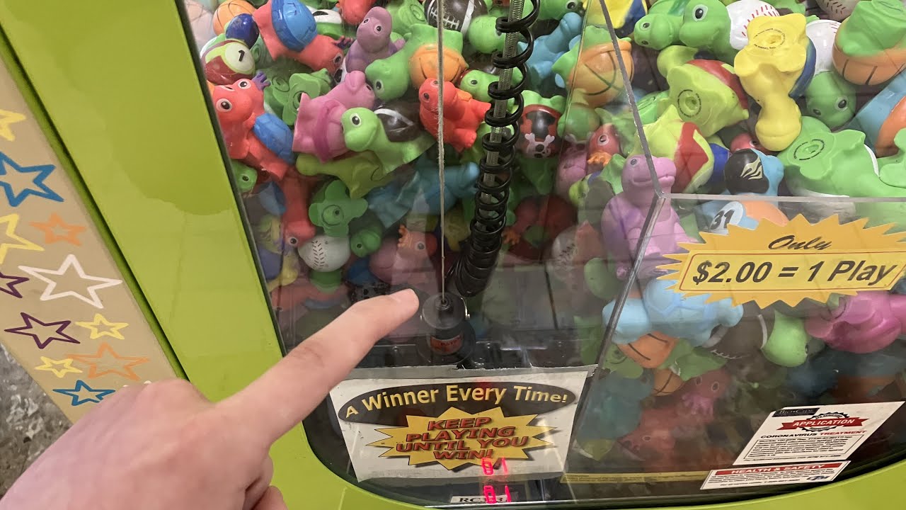 Broken Turtle Treasure Claw Machine