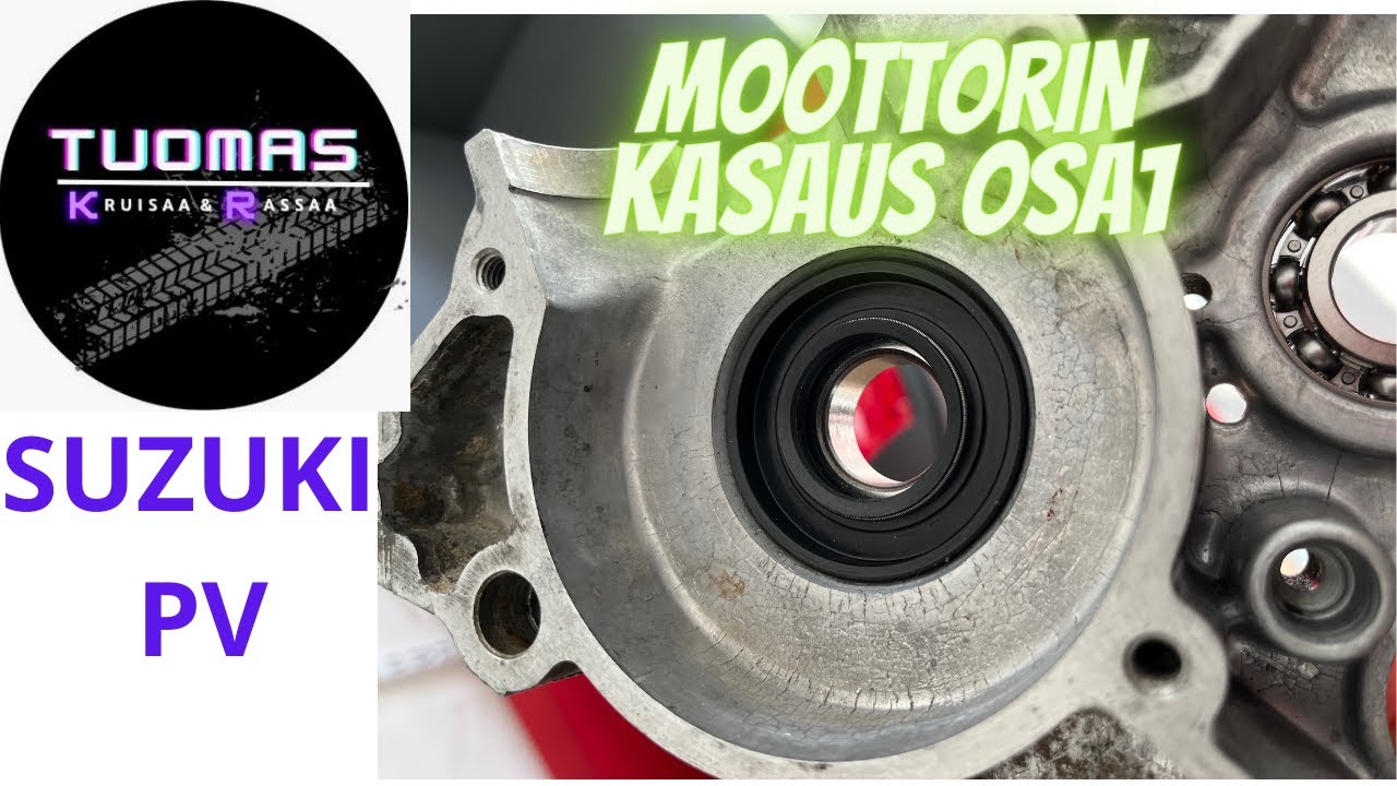 Suzuki Pv  moottorin kasaus osa1
