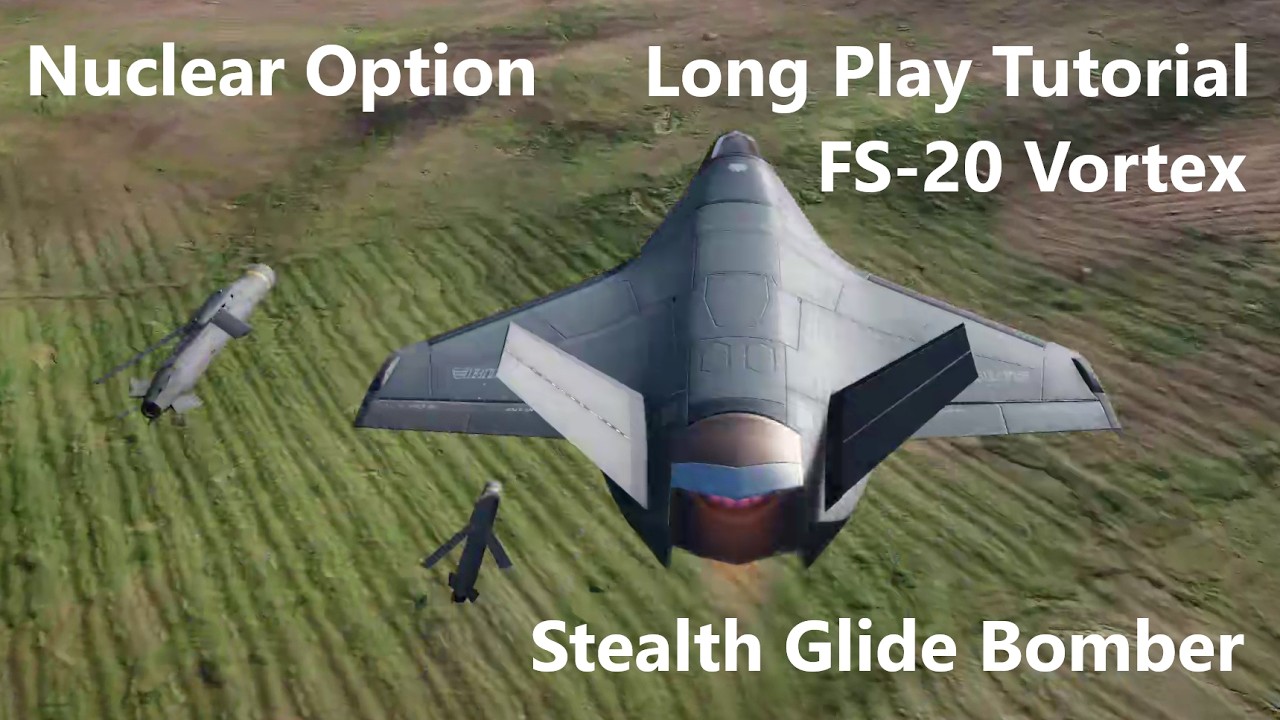 Nuclear Option | Подробный гайд | FS-20 Vortex | Тактика скрытного планирующего бомбометания