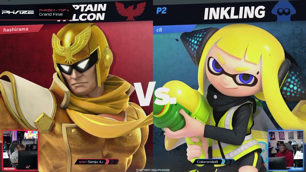 PHAZE 50 - Senju (Captain Falcon) Vs. Colorondo8 (Inkling) - GRAND FINALS - SSBU