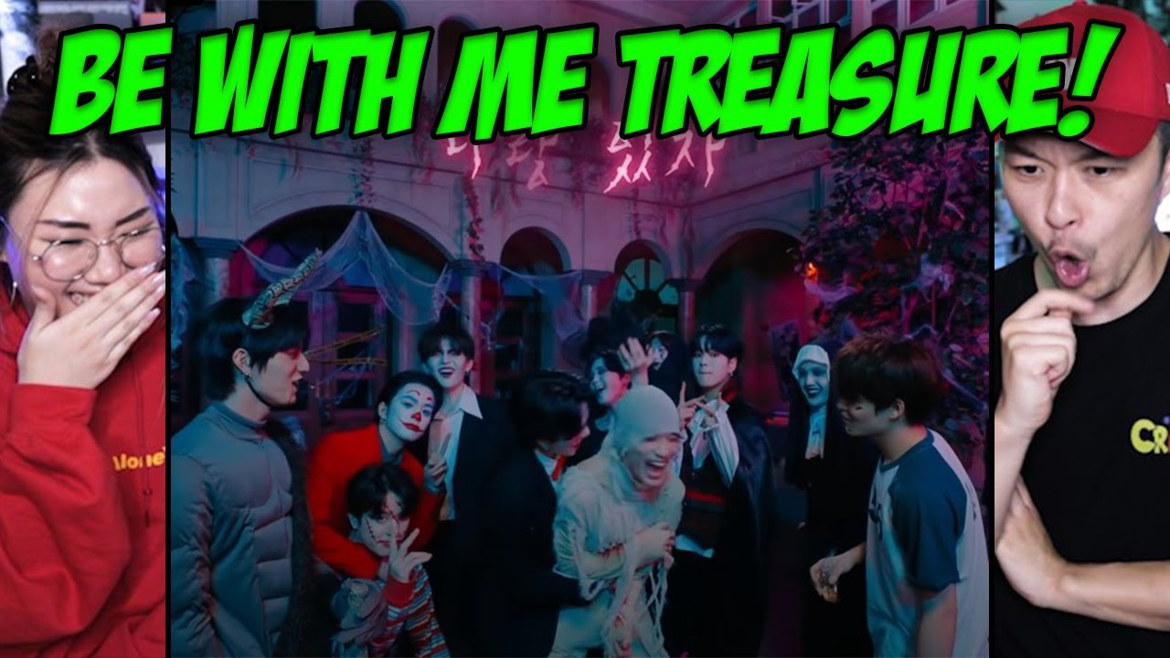 TREASURE - '나랑 있자 (BE WITH ME)' HAPPY HALLOWEEN LIVE | REACTION!