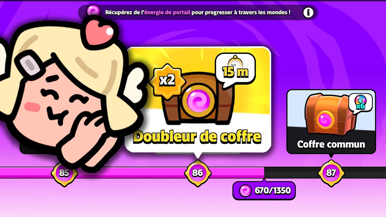 Avoir DEUX FOIS plus de personnages pendant 15 minutes !!