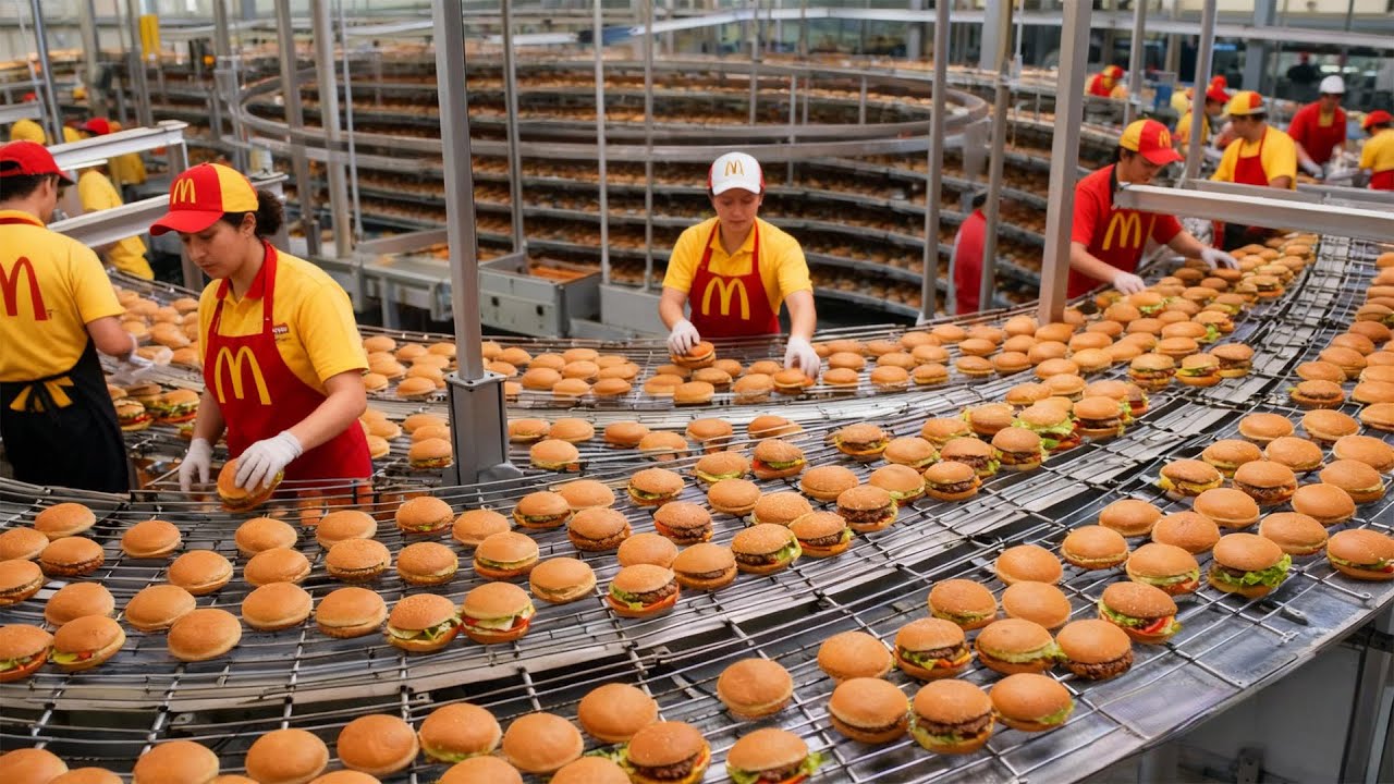 How Millions of McDonald’s Burgers Are Made Every Single Day