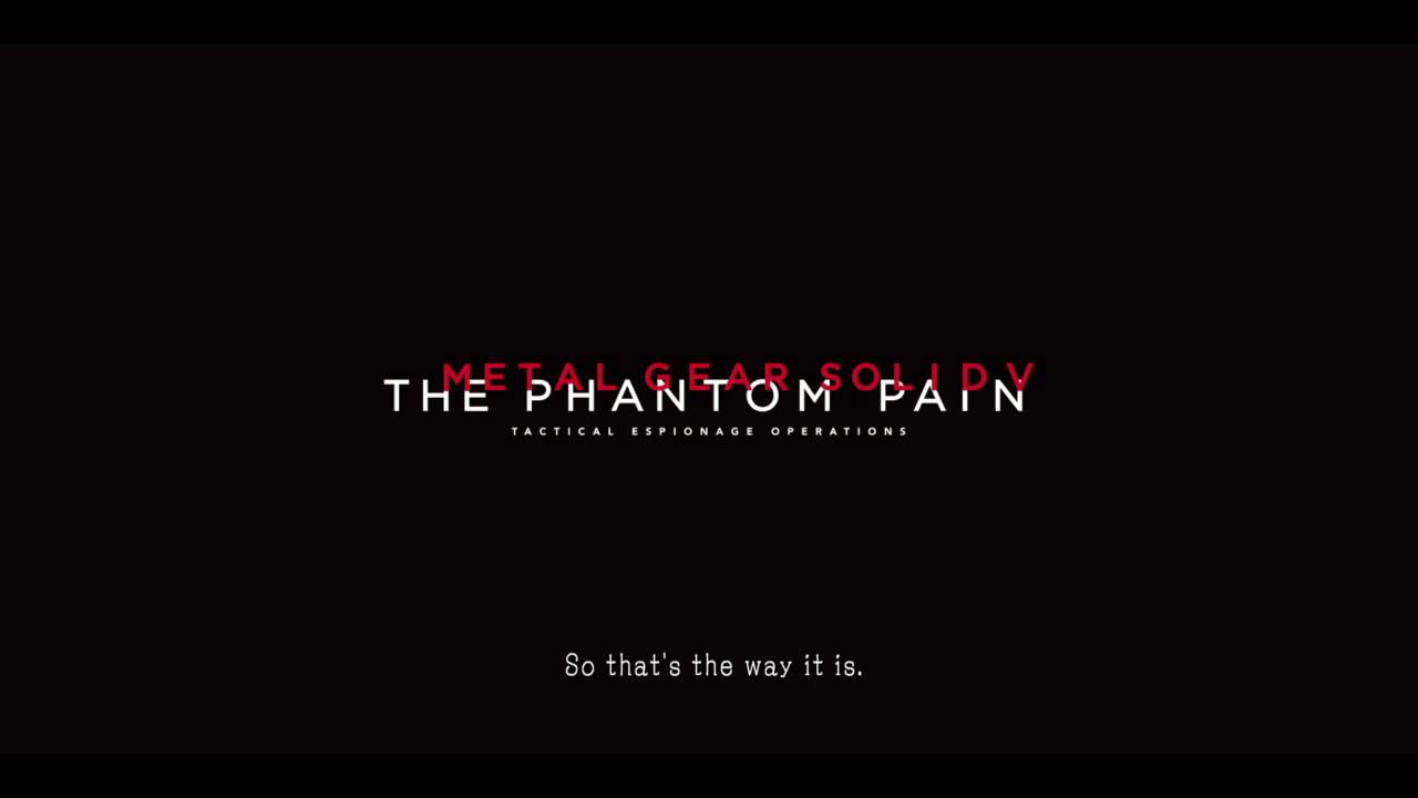 [MGSV:TPP] Post Credits Scene: Ocelot and Miller