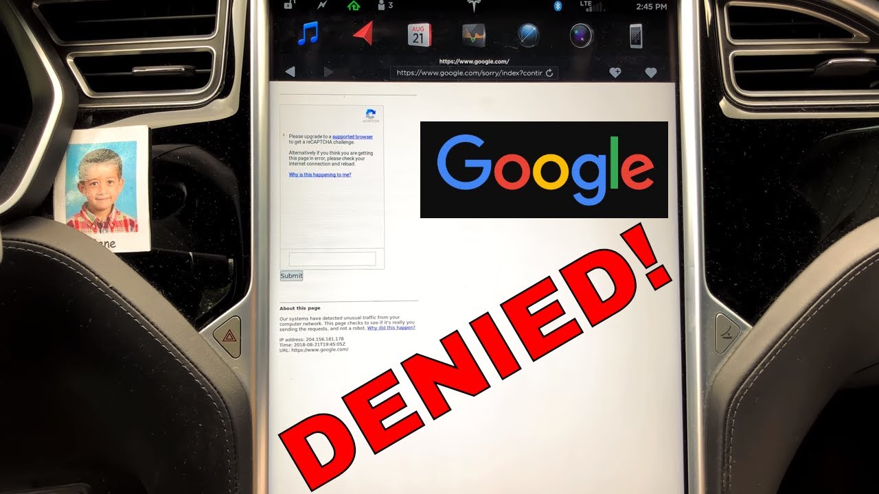 Google BLOCKS Tesla's Browser!