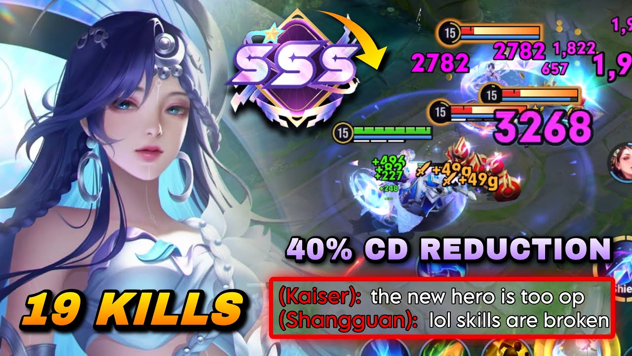 19 KILLS! HAYA/HAI YUE 40% CD REDUCTION IS BROKEN IN MID LANE! | HAYA/ HAI YUE BUILD & ARCANA
