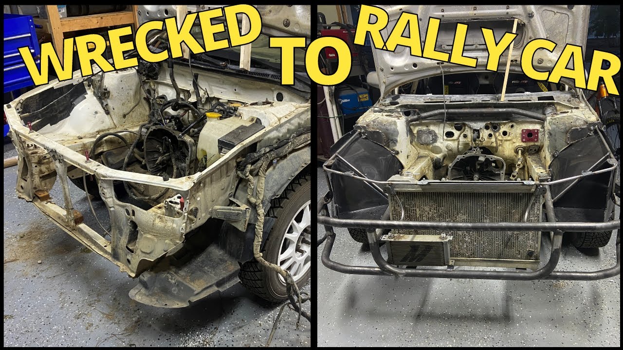Wrecked Rally Car Rebuild In 10 Minutes Timelapse