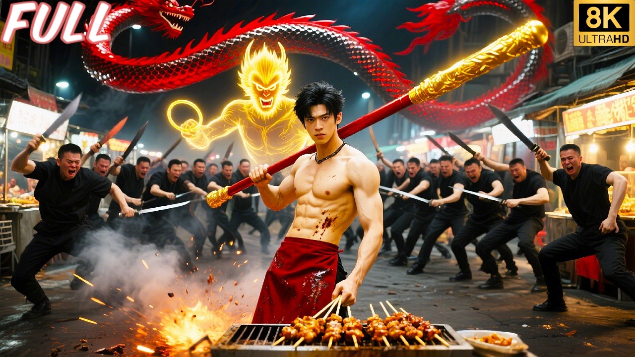 Thugs Mocked a Skewer Seller—Not Knowing He’s the Legendary War God . Now They’re Doomed!