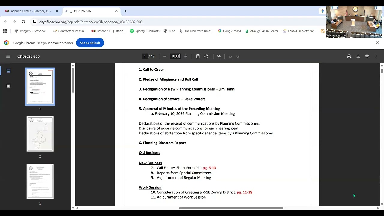 3-10-2026 Planning Commission Meeting